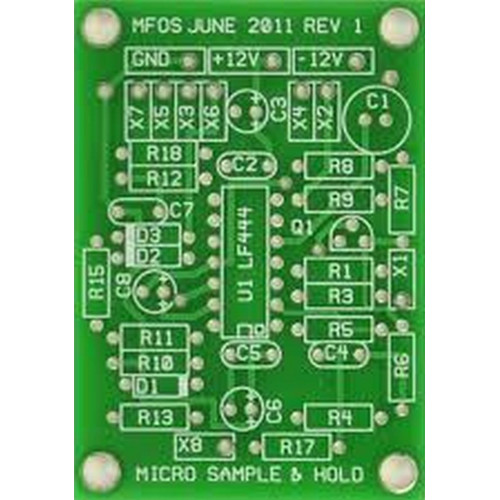 MFOS Micro Sample and Hold Synth Module Bare PCB